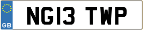 Truck License Plate
